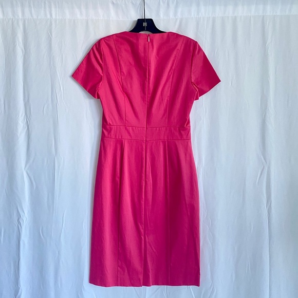NWT HUGO BOSS Dasali Sheath Dress In Open Pink - Picture 4 of 6